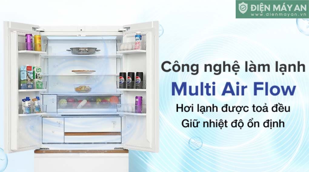 Tủ lạnh Toshiba Inverter 533 lít Japandi Multi Door GR-RF690WI-PGV(67)